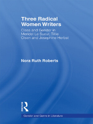 cover image of Three Radical Women Writers